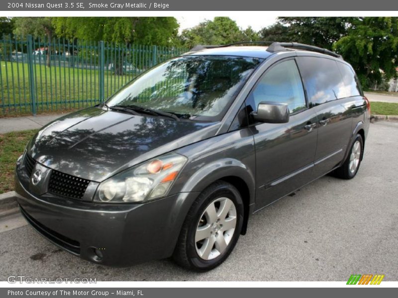 Smoke Gray Metallic / Beige 2004 Nissan Quest 3.5 SE