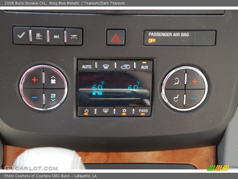 Ming Blue Metallic / Titanium/Dark Titanium 2008 Buick Enclave CXL