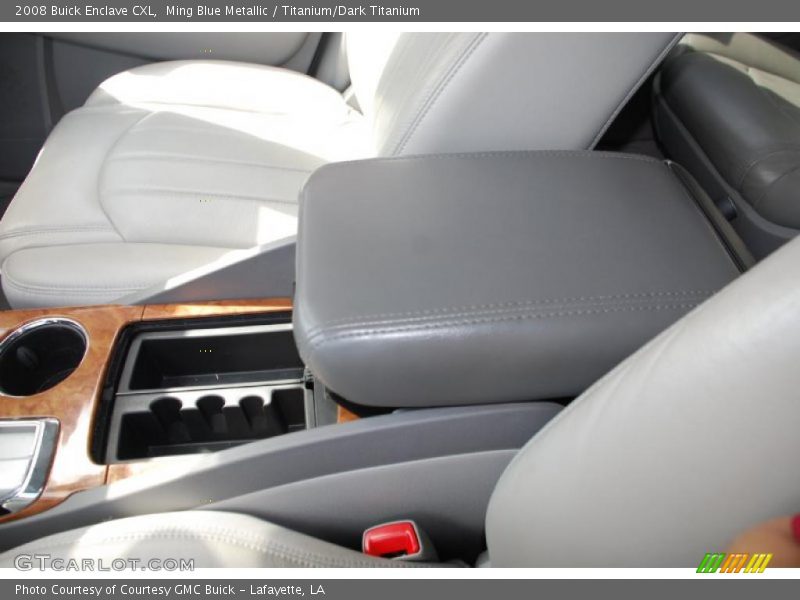 Ming Blue Metallic / Titanium/Dark Titanium 2008 Buick Enclave CXL