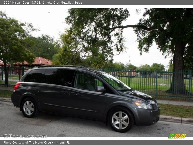 Smoke Gray Metallic / Beige 2004 Nissan Quest 3.5 SE