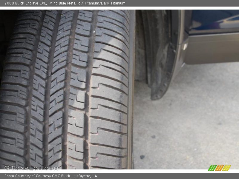 Ming Blue Metallic / Titanium/Dark Titanium 2008 Buick Enclave CXL