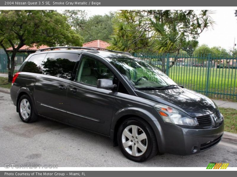 Smoke Gray Metallic / Beige 2004 Nissan Quest 3.5 SE