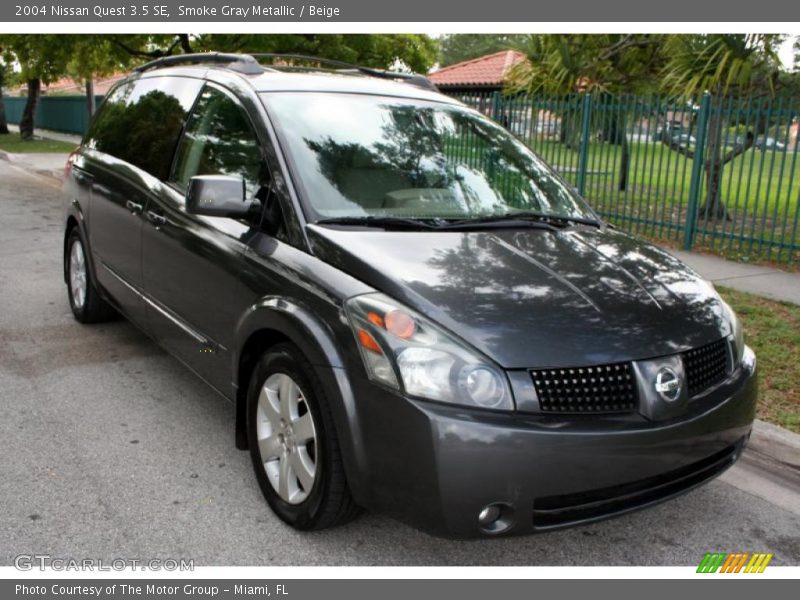 Smoke Gray Metallic / Beige 2004 Nissan Quest 3.5 SE