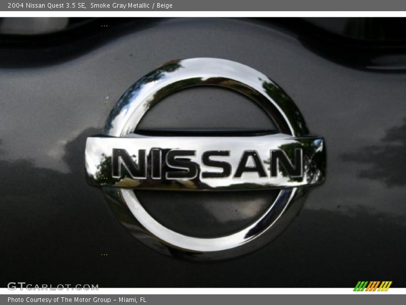Smoke Gray Metallic / Beige 2004 Nissan Quest 3.5 SE