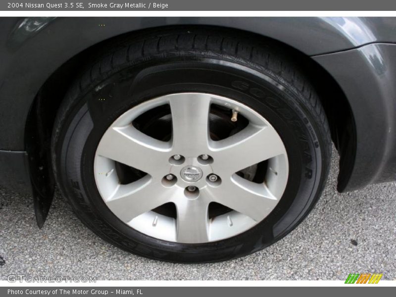 Smoke Gray Metallic / Beige 2004 Nissan Quest 3.5 SE