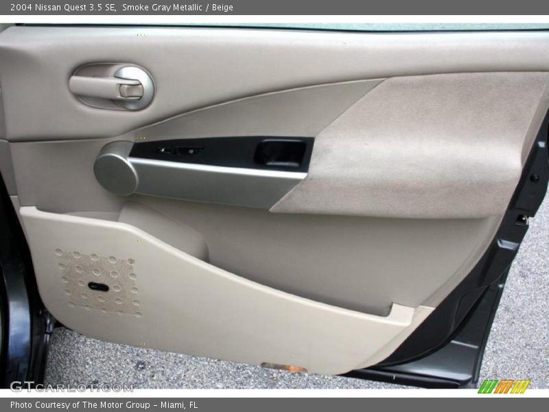Smoke Gray Metallic / Beige 2004 Nissan Quest 3.5 SE