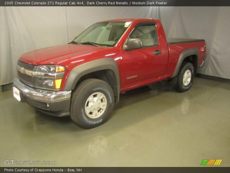 Dark Cherry Red Metallic / Medium Dark Pewter 2005 Chevrolet Colorado Z71 Regular Cab 4x4