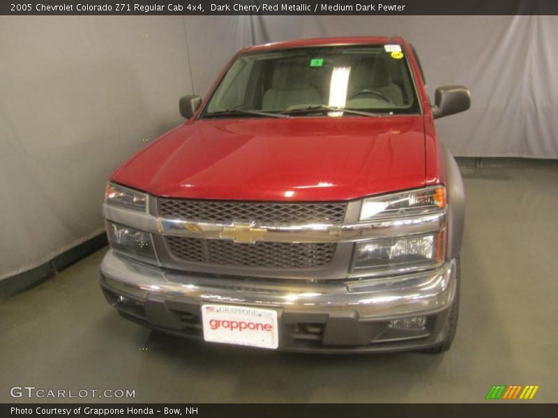 Dark Cherry Red Metallic / Medium Dark Pewter 2005 Chevrolet Colorado Z71 Regular Cab 4x4