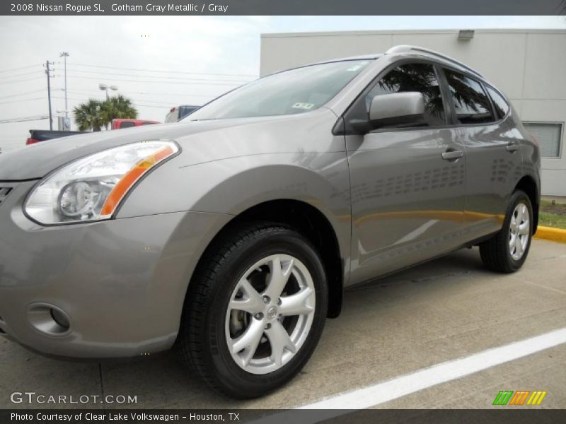 Gotham Gray Metallic / Gray 2008 Nissan Rogue SL