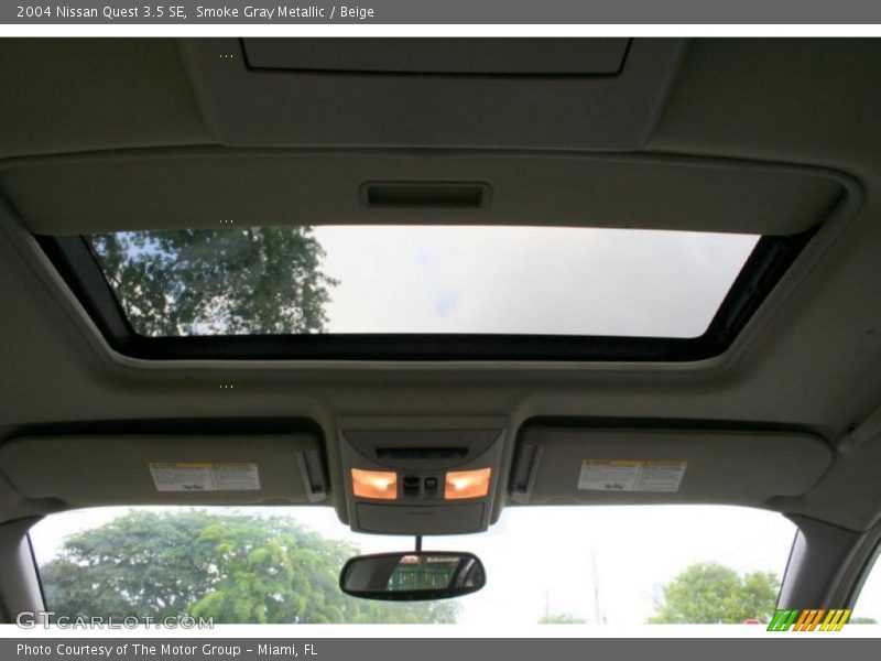 Smoke Gray Metallic / Beige 2004 Nissan Quest 3.5 SE
