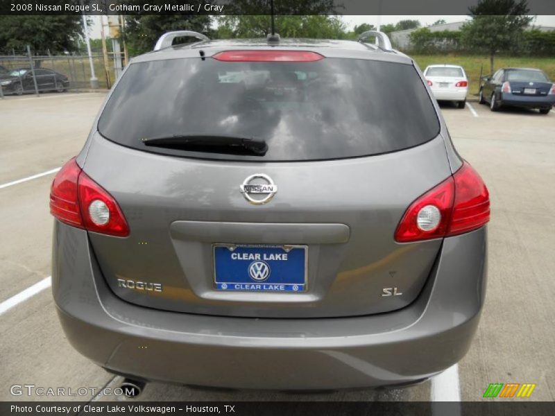 Gotham Gray Metallic / Gray 2008 Nissan Rogue SL