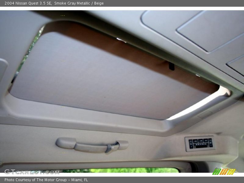 Smoke Gray Metallic / Beige 2004 Nissan Quest 3.5 SE