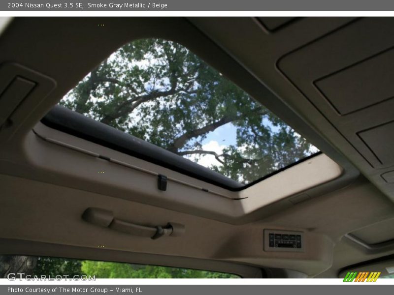 Smoke Gray Metallic / Beige 2004 Nissan Quest 3.5 SE