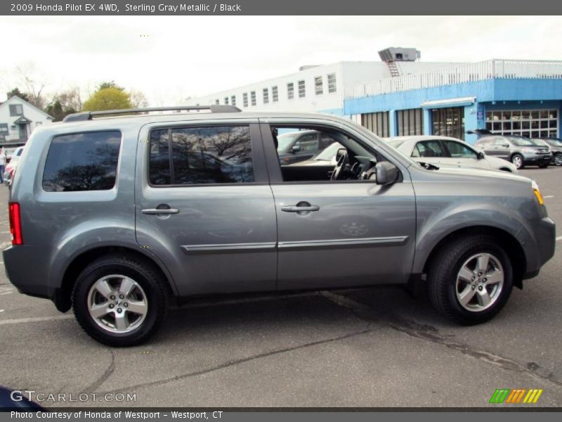 Sterling Gray Metallic / Black 2009 Honda Pilot EX 4WD