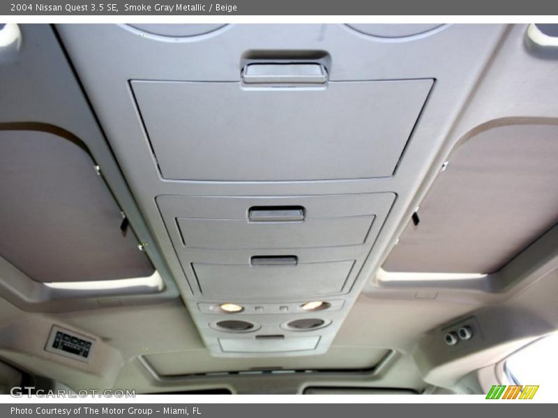Smoke Gray Metallic / Beige 2004 Nissan Quest 3.5 SE