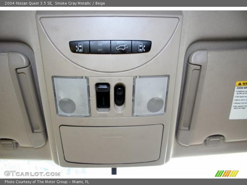 Smoke Gray Metallic / Beige 2004 Nissan Quest 3.5 SE