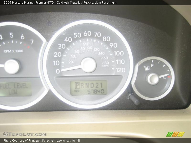 Gold Ash Metallic / Pebble/Light Parchment 2006 Mercury Mariner Premier 4WD