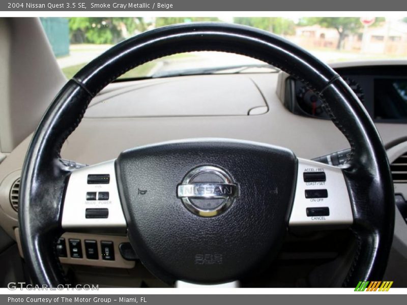 Smoke Gray Metallic / Beige 2004 Nissan Quest 3.5 SE