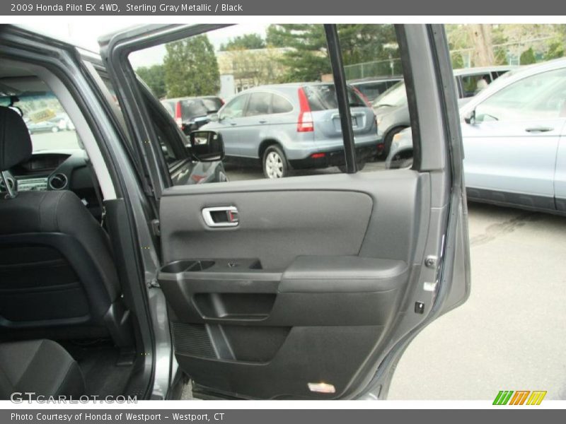 Sterling Gray Metallic / Black 2009 Honda Pilot EX 4WD