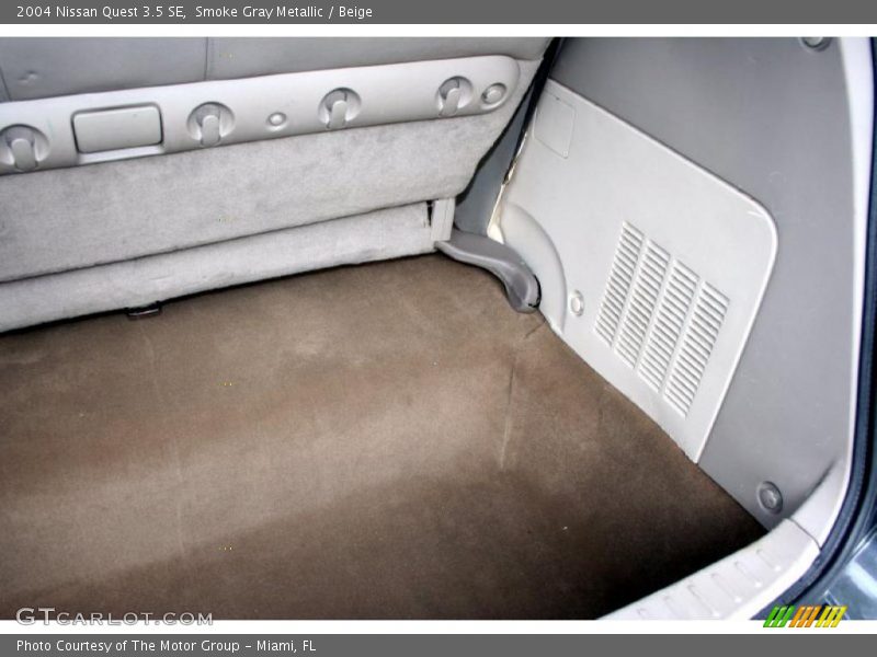 Smoke Gray Metallic / Beige 2004 Nissan Quest 3.5 SE