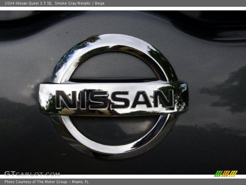 Smoke Gray Metallic / Beige 2004 Nissan Quest 3.5 SE