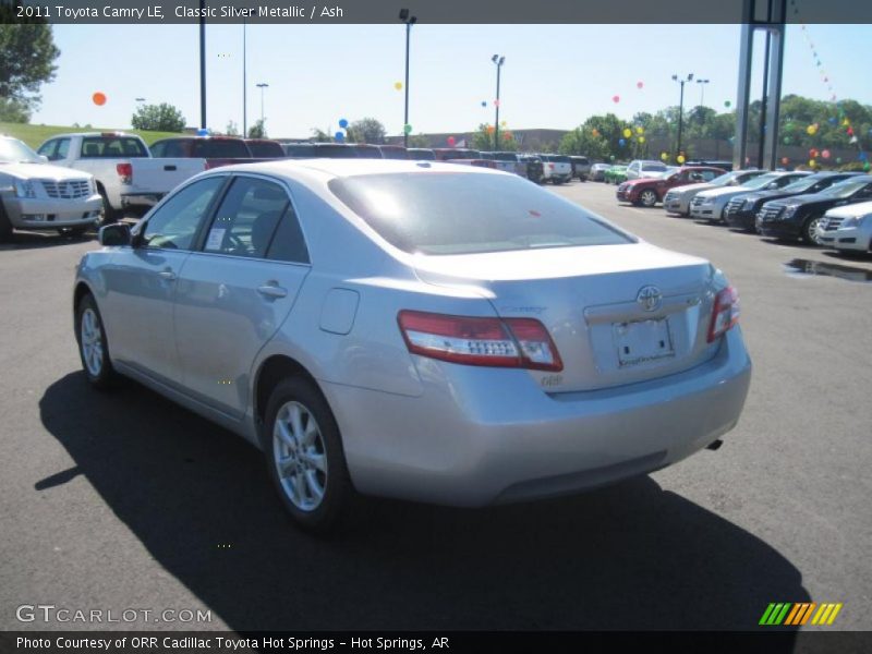 Classic Silver Metallic / Ash 2011 Toyota Camry LE