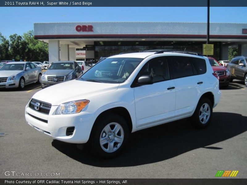 Super White / Sand Beige 2011 Toyota RAV4 I4