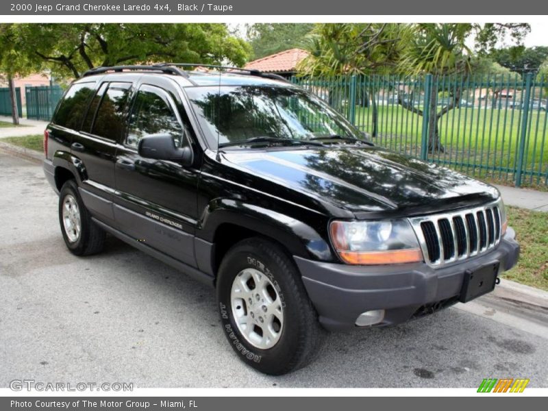 Black / Taupe 2000 Jeep Grand Cherokee Laredo 4x4
