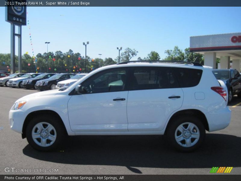 Super White / Sand Beige 2011 Toyota RAV4 I4