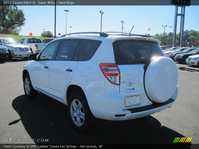 Super White / Sand Beige 2011 Toyota RAV4 I4