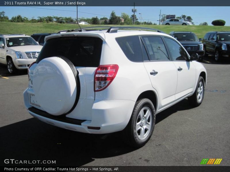 Super White / Sand Beige 2011 Toyota RAV4 I4