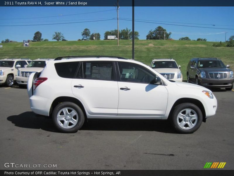 Super White / Sand Beige 2011 Toyota RAV4 I4