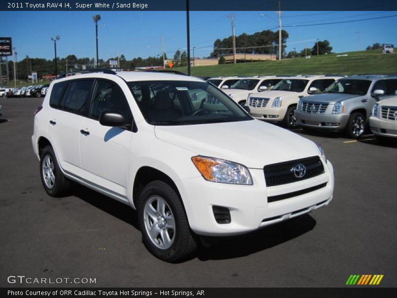 Super White / Sand Beige 2011 Toyota RAV4 I4