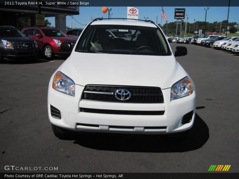 Super White / Sand Beige 2011 Toyota RAV4 I4