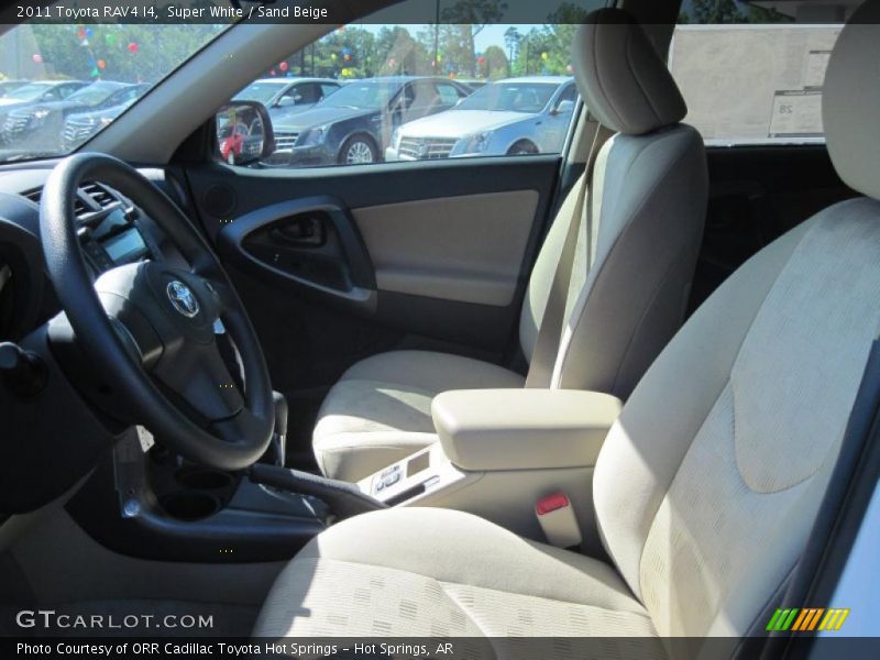 Super White / Sand Beige 2011 Toyota RAV4 I4