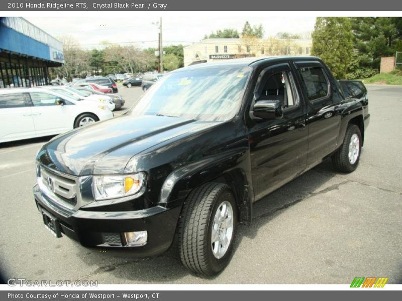 Crystal Black Pearl / Gray 2010 Honda Ridgeline RTS