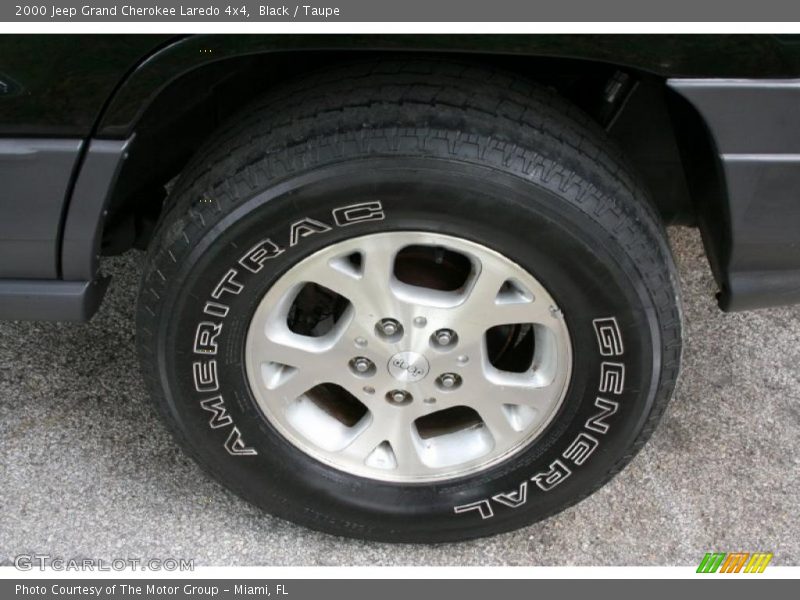 Black / Taupe 2000 Jeep Grand Cherokee Laredo 4x4