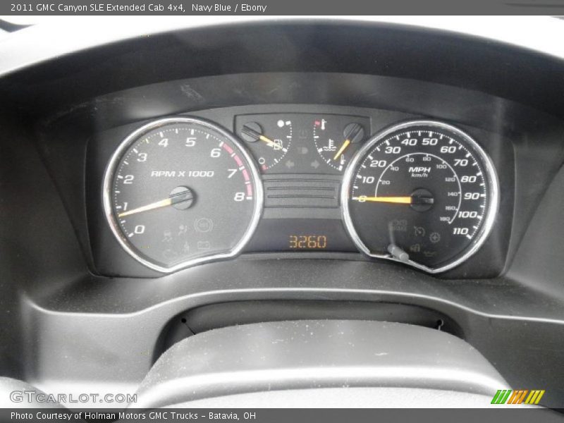  2011 Canyon SLE Extended Cab 4x4 SLE Extended Cab 4x4 Gauges