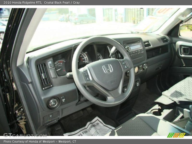  2010 Ridgeline RTS Gray Interior
