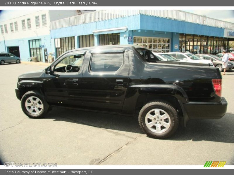 Crystal Black Pearl / Gray 2010 Honda Ridgeline RTS