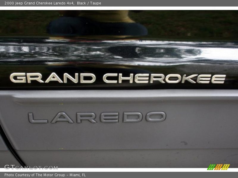 Black / Taupe 2000 Jeep Grand Cherokee Laredo 4x4