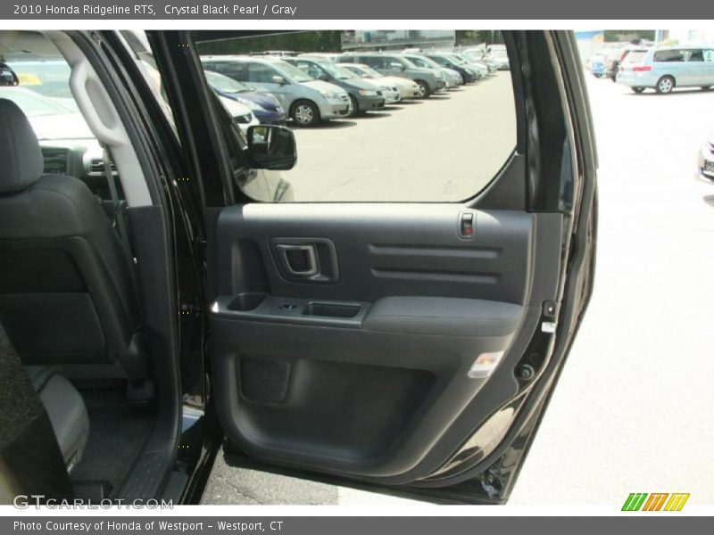 Crystal Black Pearl / Gray 2010 Honda Ridgeline RTS