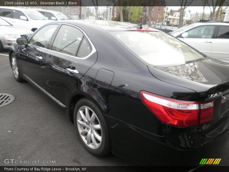 Obsidian Black / Black 2008 Lexus LS 460