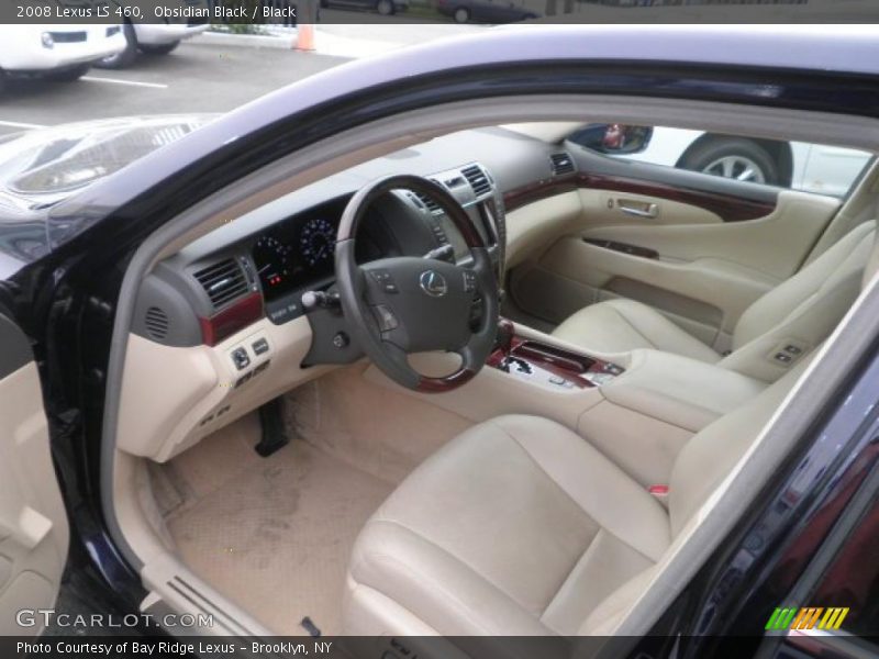 Obsidian Black / Black 2008 Lexus LS 460