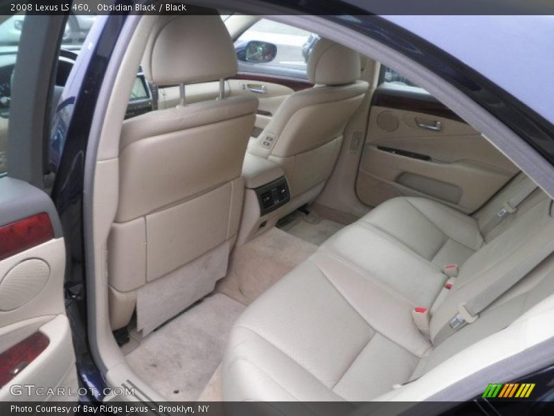 Obsidian Black / Black 2008 Lexus LS 460