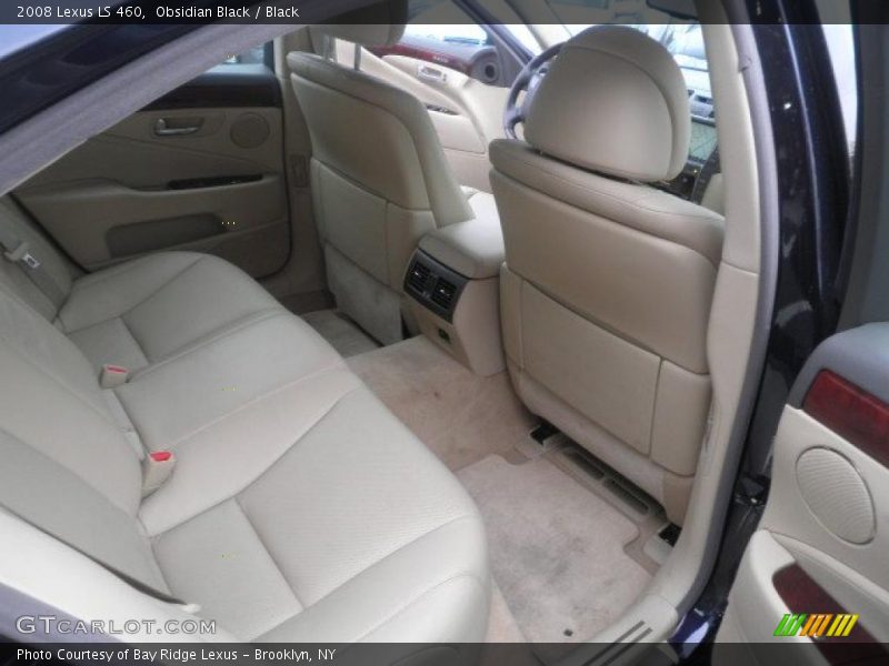 Obsidian Black / Black 2008 Lexus LS 460