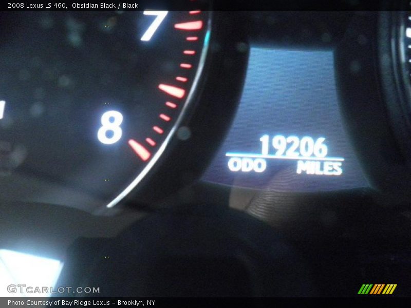 Obsidian Black / Black 2008 Lexus LS 460