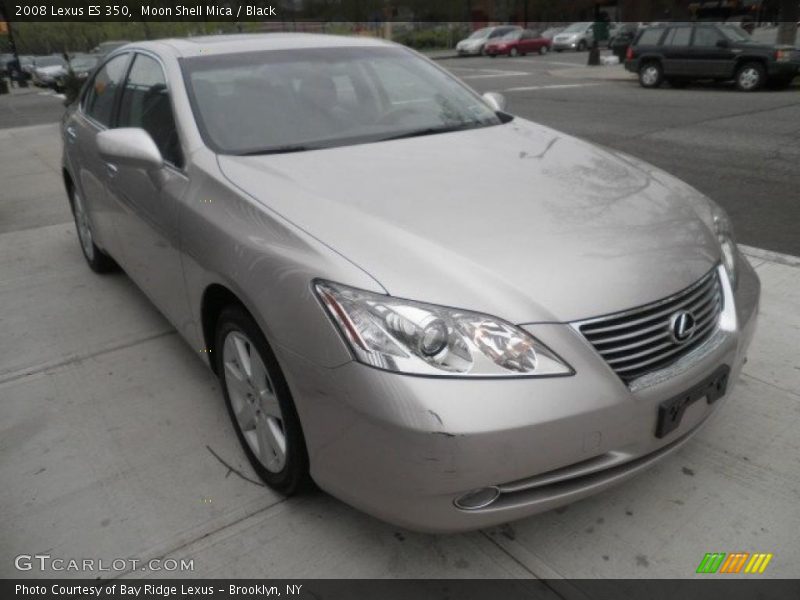 Moon Shell Mica / Black 2008 Lexus ES 350