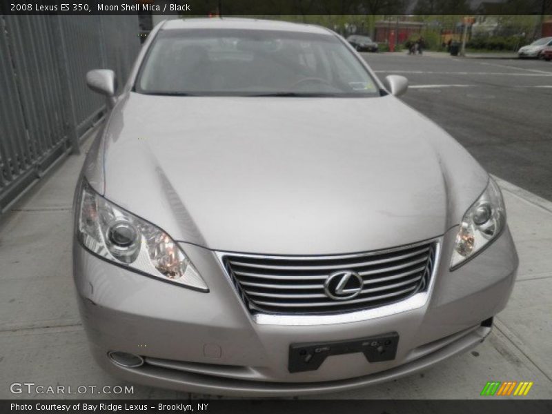 Moon Shell Mica / Black 2008 Lexus ES 350