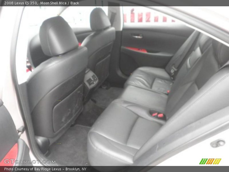 Moon Shell Mica / Black 2008 Lexus ES 350